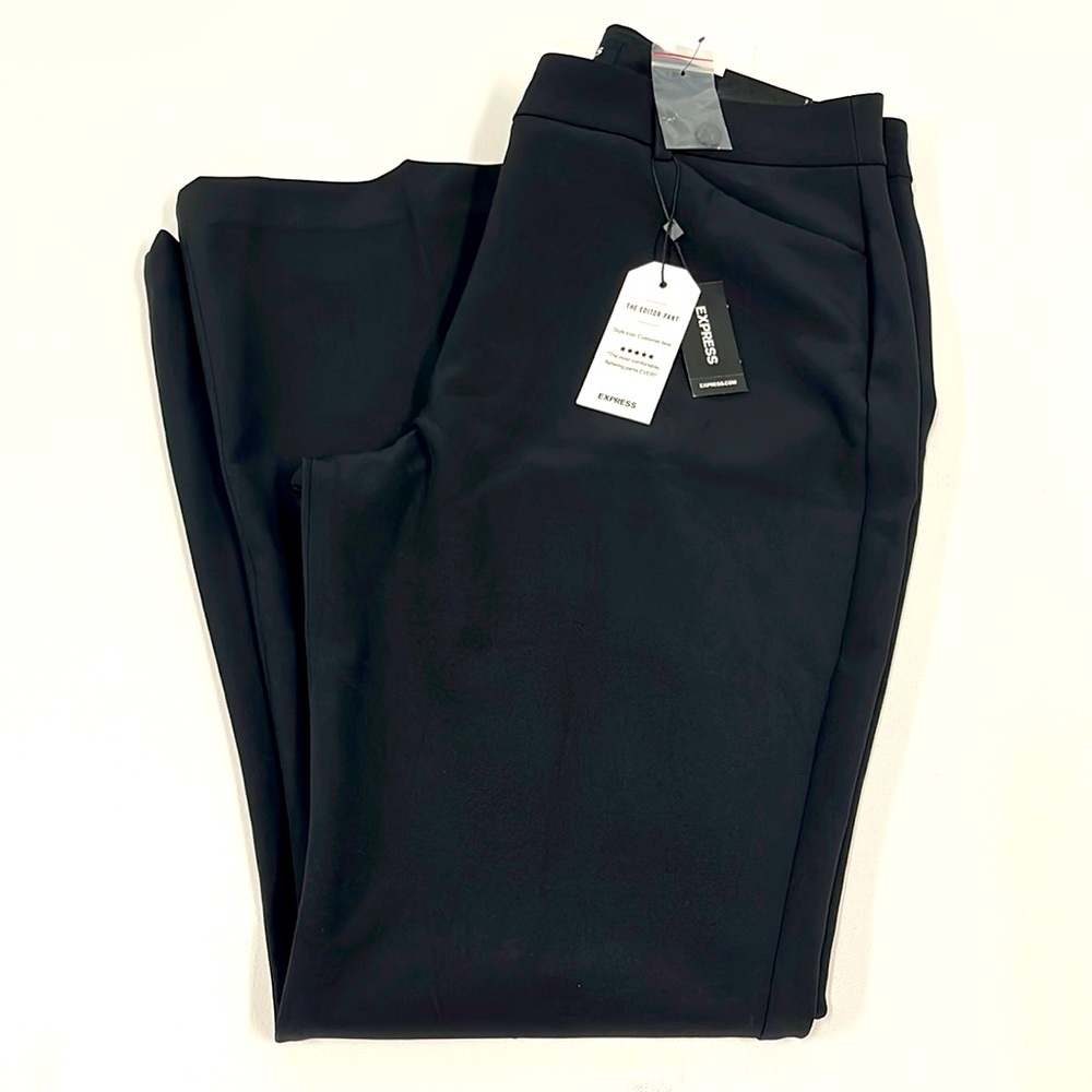 New Express Editor Flare Mid Rise Pants size 10S